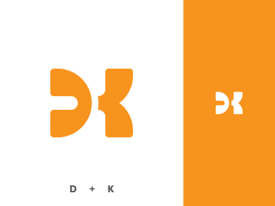 "D + K" Abstract Monogram abstract logo brand brand design brand identity branding design grid identity identity design illustrator letter d letter k logo logo design logodesign logos minimalist modern monogram yellow