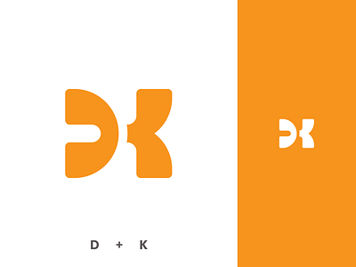 "D + K" Abstract Monogram