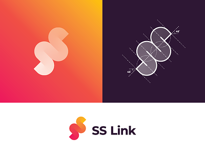 "SS Link" Logotype & Grid