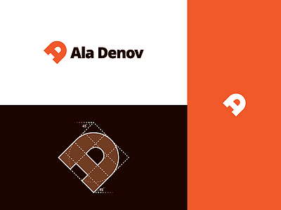 "Ala Denov" Logotype & Grid