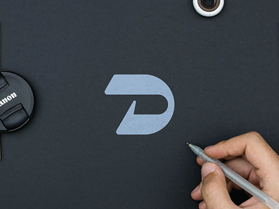 "D" Monogram for "Ala Denov" brand identity branding identity identity design illustrator logo logo design logos minimalist monogram