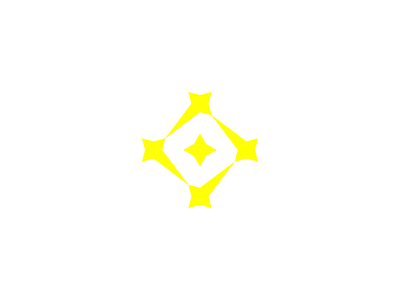 "Stars" Logo brand identity branding identity design illustrator logo logo design logos loop minimalist modern monogram star star logo stars yellow yellow logo