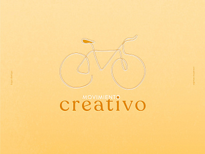 La Bicicleta / Creative Movement Logo bicicleta bicycle bike brand branding creative design design studio logo minimalist movimiento creativo vector