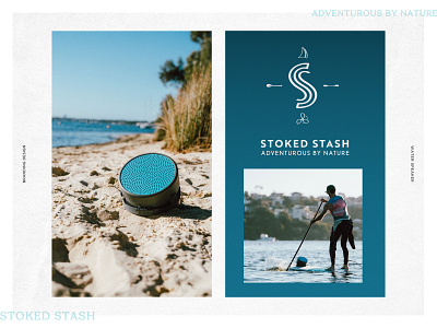 Branding Stoked Stash brand design brand identity branding design icon logo logo icon surf water sports