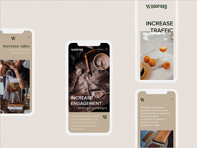 Mobile - Woodford app branding branding design management minimalist mobile ui woodford
