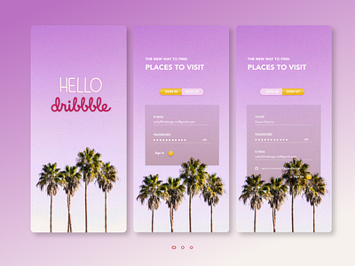 Hello Dribble - DailyUI #001