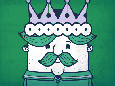 King illustration king texture