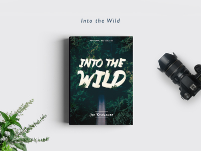 Into The Wild book cover books covers forrest into the wild redesign wild