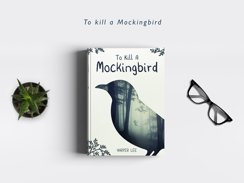 To Kill a Mockingbird double exposure book cover to kill a mockingbird covers books redesign mockingbird