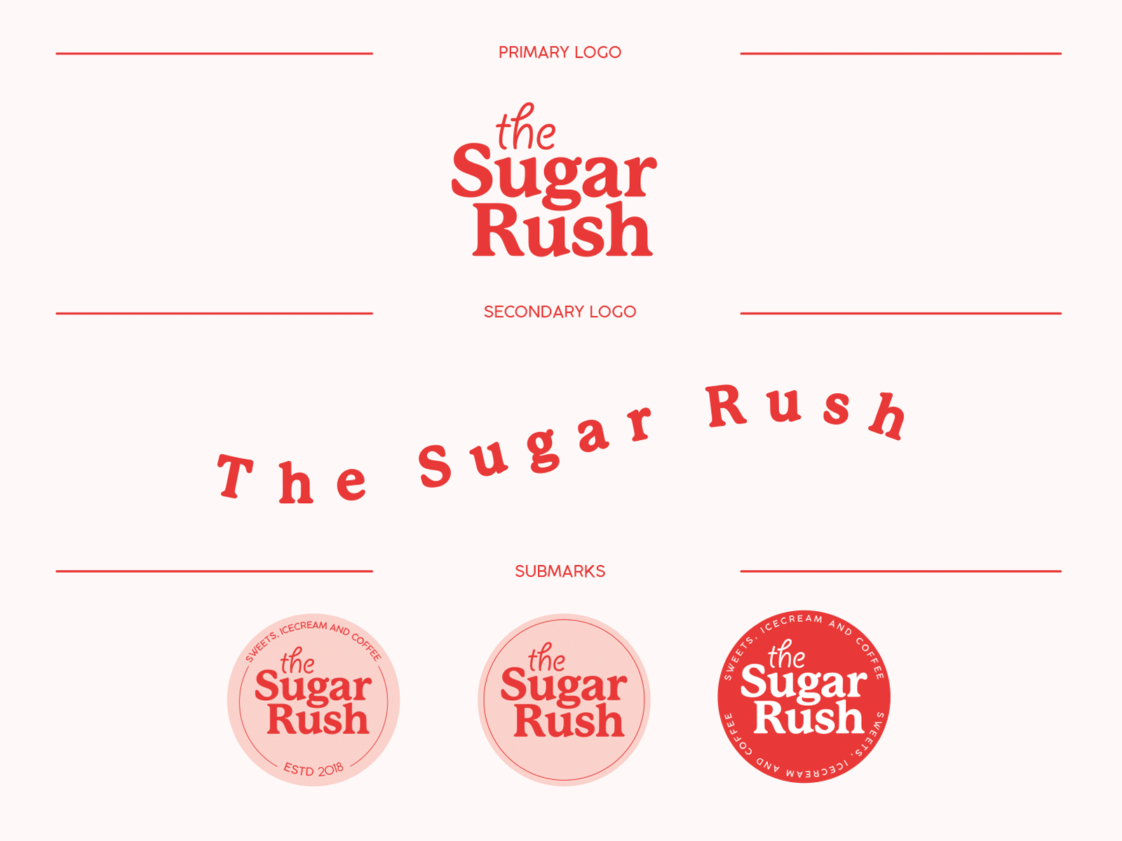 The Sugar Rush animation art brand brand design brand identity branding branding design design graphic design logo packaging packaging design print print design printmaking typography