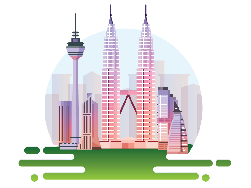 Kuala Lumpur by Michelle Leong on Dribbble