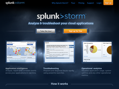 It's getting stormy analytics blue data homepage website