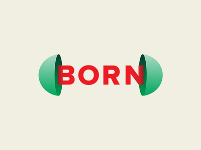 Born Logo born branding egg identity logo logotype typography