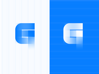 FG Grid branding f g gradient grid identity letter logo logotype monogram symbol typography