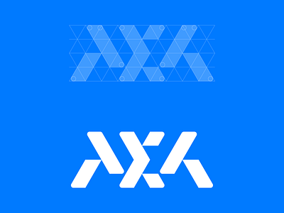 AXA Logo Grid