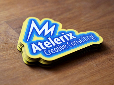 Atelerix Sticker Magnet atelerix brand branding consulting creative fun logo magnet sticker yellow