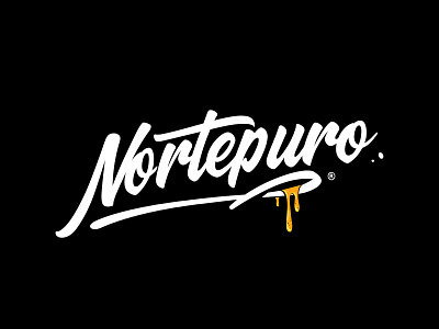 Nortepuro shop Lettering logo branding design hand lettering logo handlettering handwriting lettering logo logo logo design logodesign photoshop typography