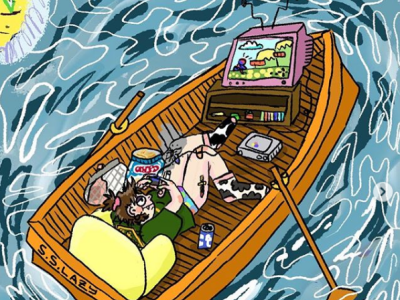 video game boating art artist color cute design designer graphicdesign illustration procreate