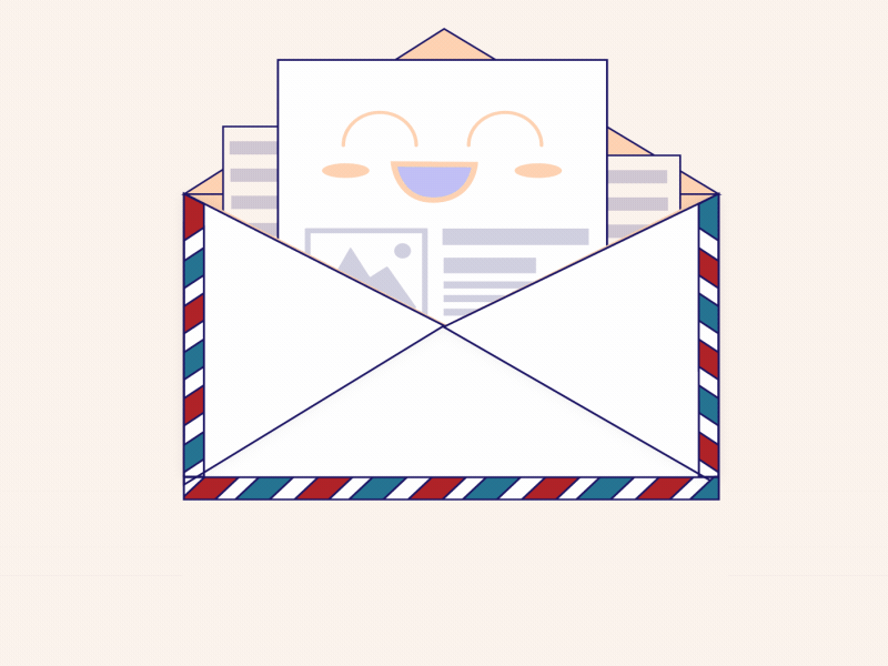 Envelope Animation 2d animation animated gif animatedgif animation art design illustration illustrator motion motion graphic motion graphics vector