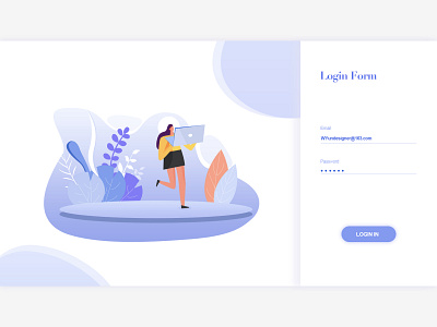 Login design ui