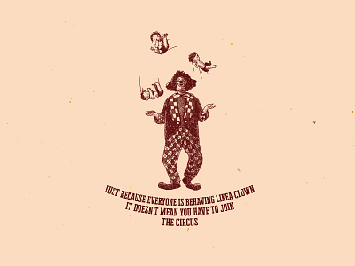 Dr. Clown albumcover cover design drawing graphic design handdrawing illustration logo ui vintage