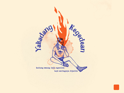 Yakadang Kegedean albumcover cover design drawing graphic design handdrawing illustration logo ui vintage