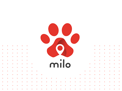 Logo Milo App animals app branding design icon illustration logo minimal vector visual design