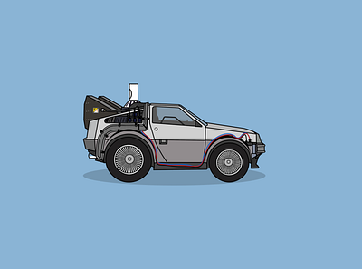 Mini Delorean backtothefuture bttf cute delorean gmc marty mcfly