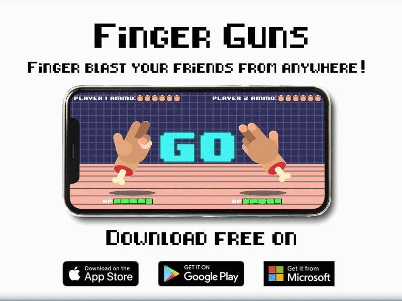 Finger Guns the Game Advert