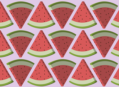 Watermelon 1 adobe branding denver design designer fruit illustration illustrator minimal pattern textile vector