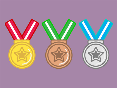 Medals adobe awards champion colorado denver design designer gold graphic design icon illustration illustrator logo medals minimal ribbons ui uiux ux vector