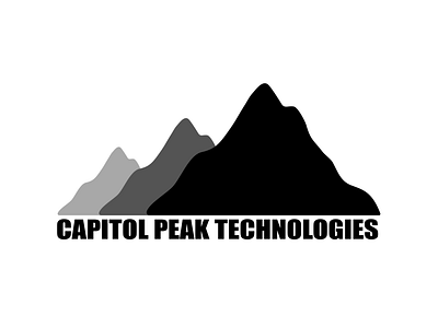 Capitol Peak Technologies Logo adobe colorado denver design designer icon illustration illustrator it company it consulting logo logo design minimal mountains simple logo small business typography vector
