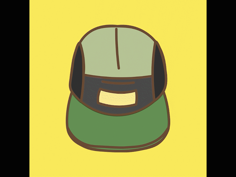 5 Panel Hat Spin 5 panel adobe animated animation apparel denver design designer gif graphic design hat icon illustration illustrator minimal motion design motion graphics rotation spinning vector