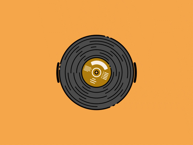 Is it even music if its not on vinyl? adobe after effects animated gif denver design designer graphic design icon illustration illustrator logo minimal motion motion design motion graphics music record vector vinyl record
