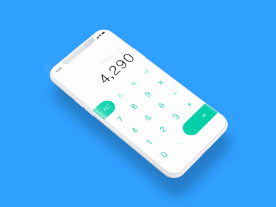 #004 Calculator app dailyui design ui