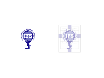 IFS - International Fitness Solutions branding design icon logo vector