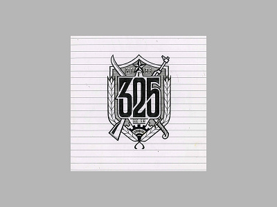 Division 325 design icon illustration logo