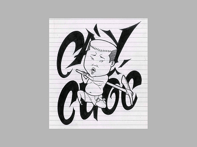 Cày cuốc design illustration typography