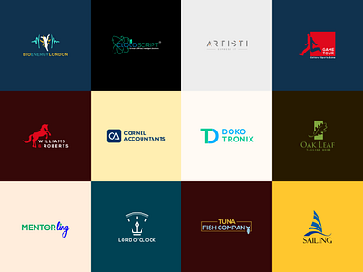 Modern minimalist logo design by Ashish Shah on Dribbble