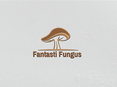 Fungus Logo creative creative design design flat food fungus logo minimal minimalist minimalist design minimalist logo modernism