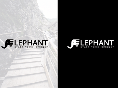 elephant branding creative design design flat minimal minimalist minimalist design minimalist logo ui ux