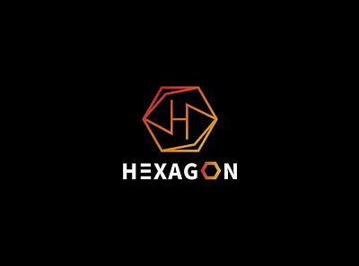 hexagon branding creative design design flat logo minimal minimalist modern logo design ui ux