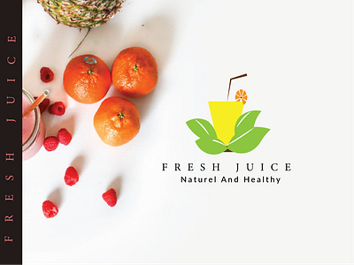 Juice Logo creative design design flat fresh healthy juice logo minimal minimalist minimalist logo natural ui