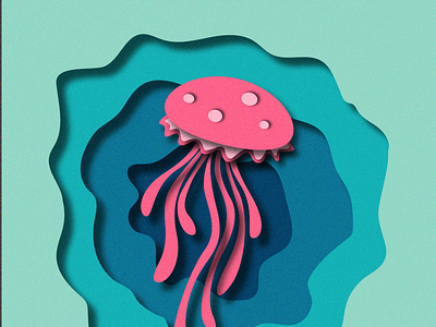 final jelly papercut effect