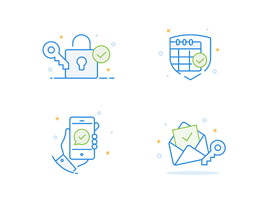 Illustrations checkmark icons