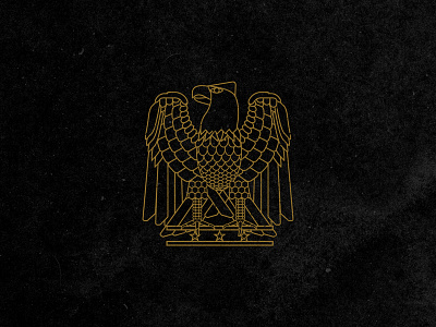 Revolution animal beer branding eagle graphic design illustration line work