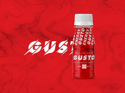 Gusto Energy dispensary energy drink identity logo marijuana packaging product thc