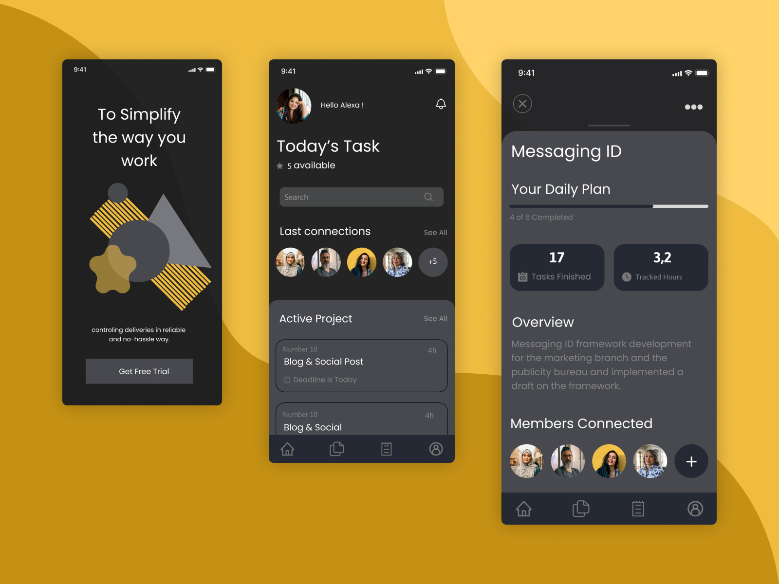 Daily Task Manager Mobile Application By Tridhya Tech Ltd On Dribbble