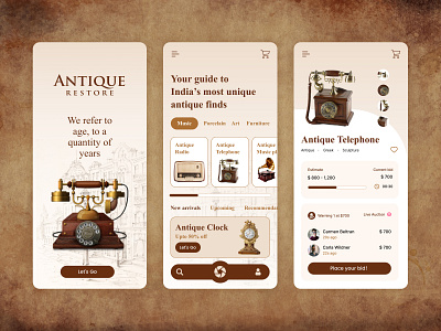 Antique Restore Mobile Application