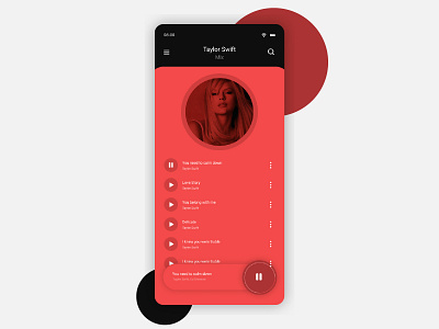 Music-O9 animation app design flat typography user experience userinterface ux ux ui ux design